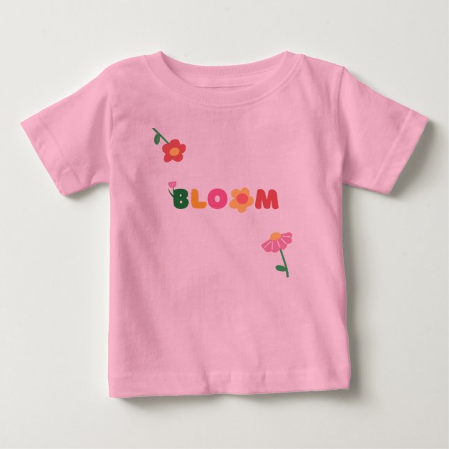 De Bebé Camiseta Bloom (Anverso)