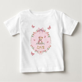 De Bebé Camiseta Blooms & Butterflies