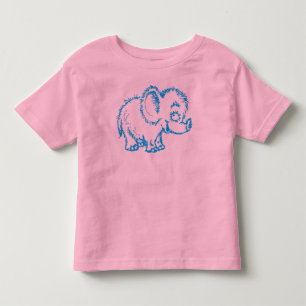 De Bebé Camiseta borrosa del elefante para los niños
