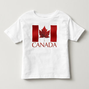 De Bebé Camiseta Canada Flag Toddler T shirt Canada Baby T