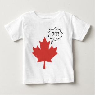 De Bebé Camiseta canadiense divertida