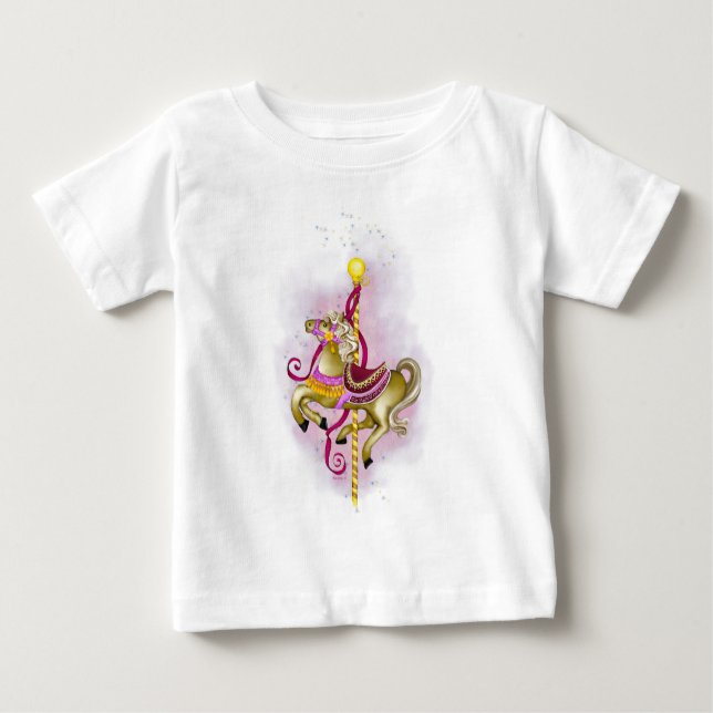 De Bebé Camiseta Carousel Childs (Anverso)