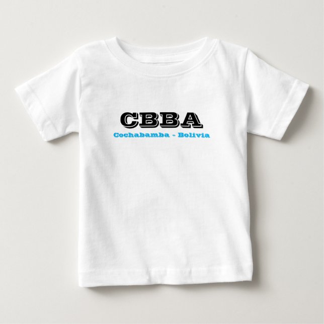 De Bebé Camiseta CBBA Cochabamba Bolivia (Anverso)
