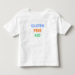 De Bebé Camiseta celiaca libre del niño del gluten
