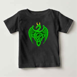 De Bebé Camiseta Céltica Verde Dragon Baby T