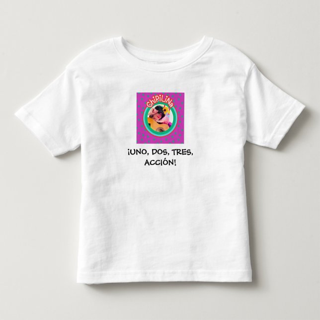 De Bebé Camiseta ChiPiliNa (solo frontal) (Anverso)