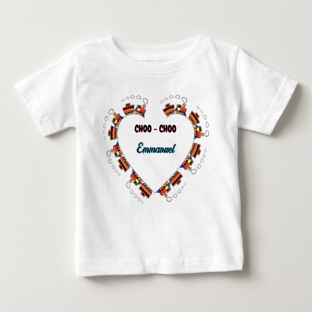De Bebé Camiseta Choo-Choo Baby (Anverso)