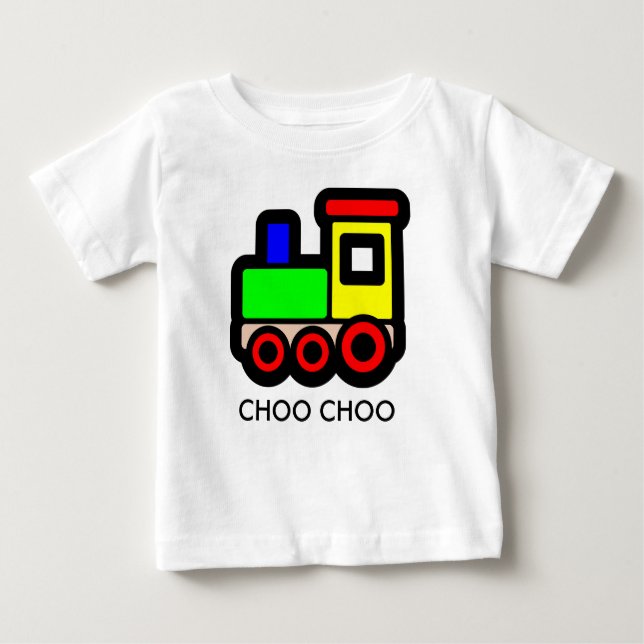 De Bebé Camiseta Choo Choo Train (Anverso)