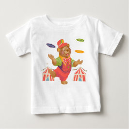 De Bebé Camiseta Circus Bear