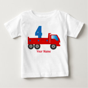 De Bebé Camiseta con número 4
