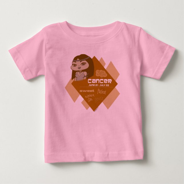 De Bebé Camiseta contra el cáncer (Anverso)