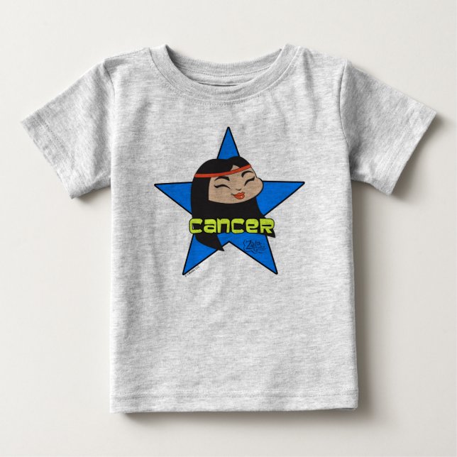 De Bebé Camiseta contra el cáncer (Anverso)