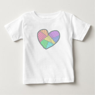 De Bebé Camiseta corazón lindo