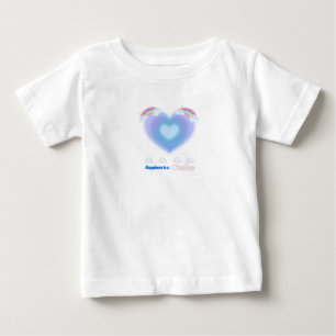 De Bebé Camiseta corazón lindo