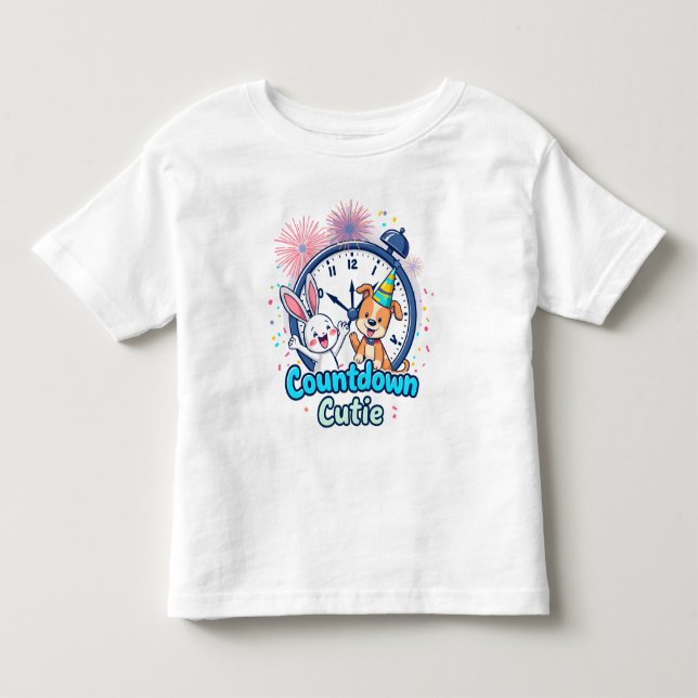 De Bebé Camiseta "Count cutie" (Anverso)