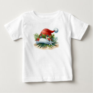 De Bebé Camiseta-Cristmas Tropical Familia Camiseta