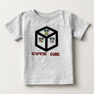 De Bebé Camiseta Cúbica Adorable