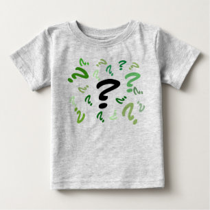 De Bebé Camiseta - Cuestionando al niño pequeño