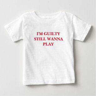 De Bebé Camiseta CULPABLE