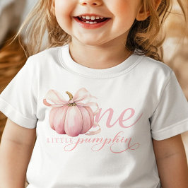 De Bebé Camiseta Cumpleaños 1 año Calabacita Rosa