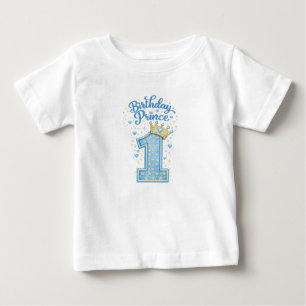 De Bebé Camiseta Cumpleaños Príncipe 1