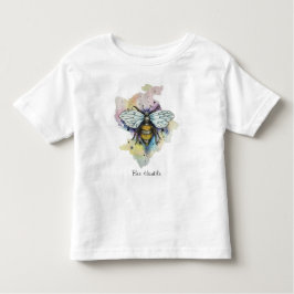 De Bebé Camiseta Cute Bee Y Rainbow Wash