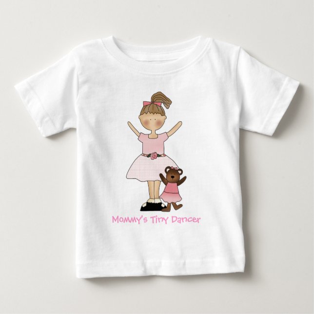 De Bebé Camiseta Cute Dancer (Anverso)