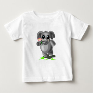 De Bebé Camiseta Cute Elephant Baby