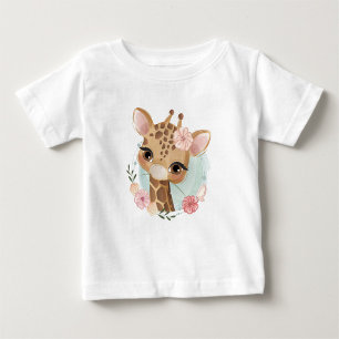 De Bebé Camiseta Cute Giraffe Baby