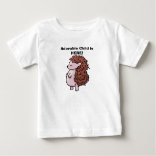 De Bebé Camiseta Cute Kid's Hedgehog Design