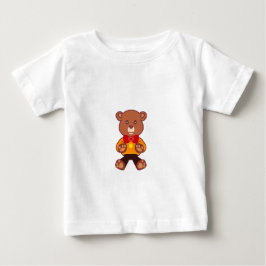 De Bebé Camiseta Cute Teddy Bear