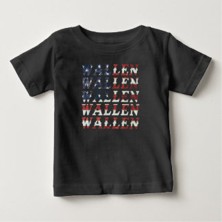 De Bebé Camiseta Cute Wallen Shirt Bandera Americana Camis