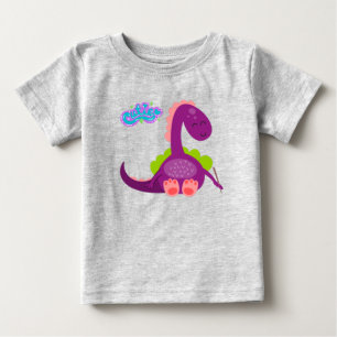 De Bebé Camiseta Cutie Dinosaur Baby