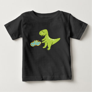 De Bebé Camiseta Cutie Dinosaur Baby
