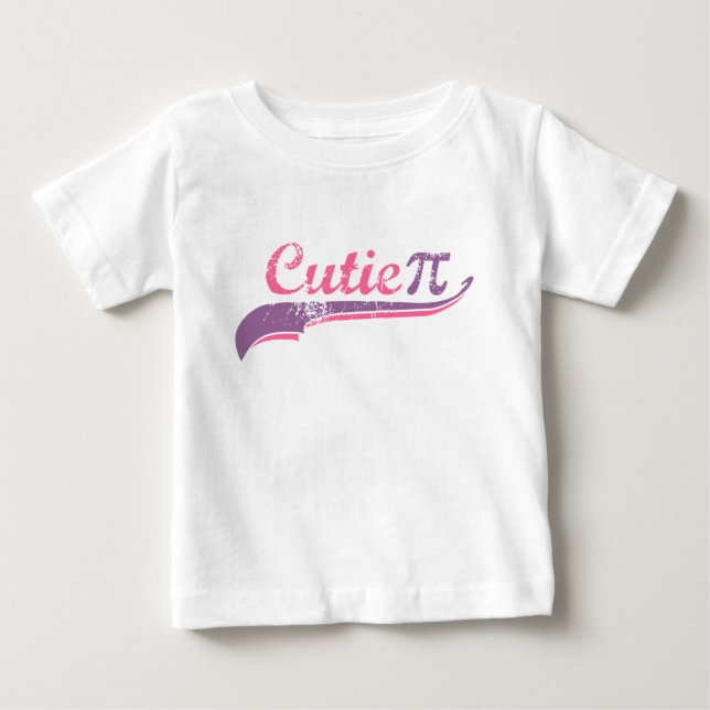 De Bebé Camiseta Cutie Pi (Anverso)