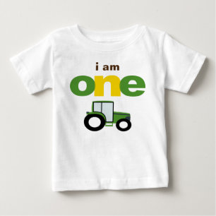 De Bebé Camiseta del 1er cumpleaños del tractor para niño