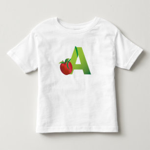 De Bebé camiseta del alfabeto del niño