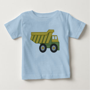 De Bebé Camiseta del camión volquete para los niños