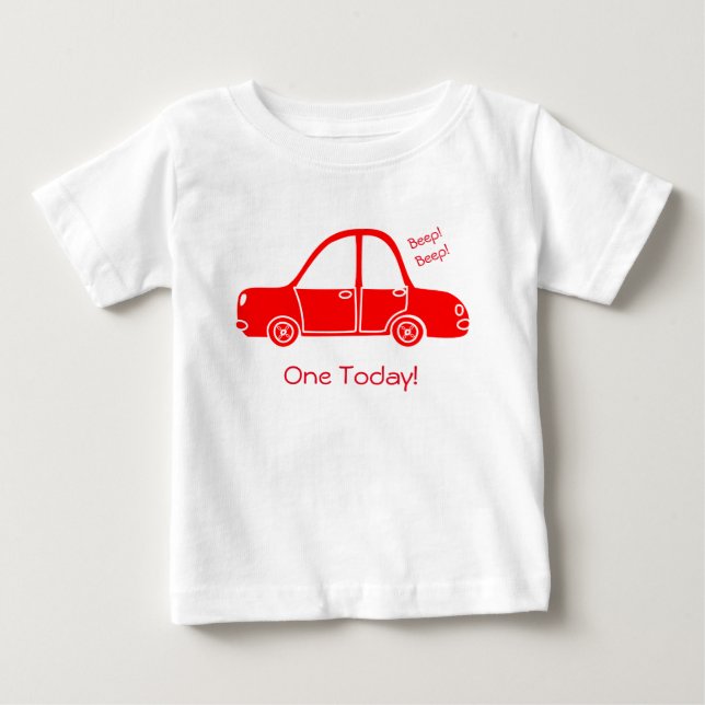 De Bebé Camiseta del coche (Anverso)