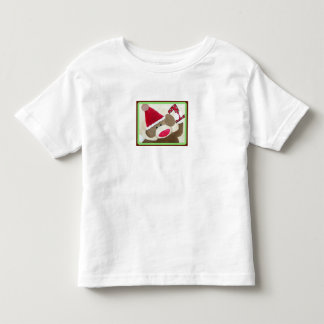 De Bebé Camiseta del cumpleaños del mono del calcetín