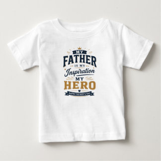 De Bebé Camiseta del Día del Padre