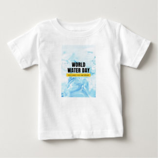 De Bebé Camiseta del Día Mundial del Agua