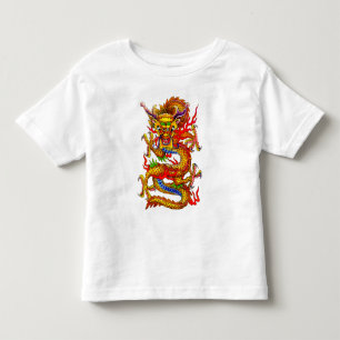 De Bebé Camiseta del dragón
