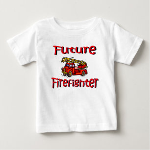 De Bebé Camiseta del futuro bombero