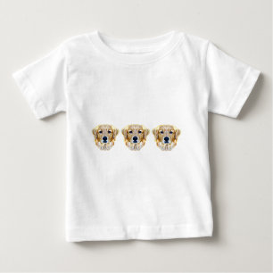 De Bebé Camiseta del golden retriever