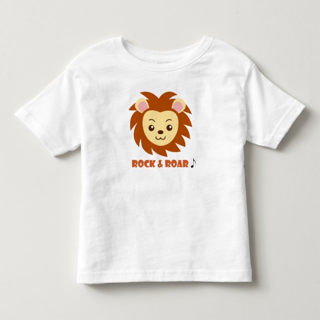 De Bebé Camiseta del León Gráfico (Anverso)
