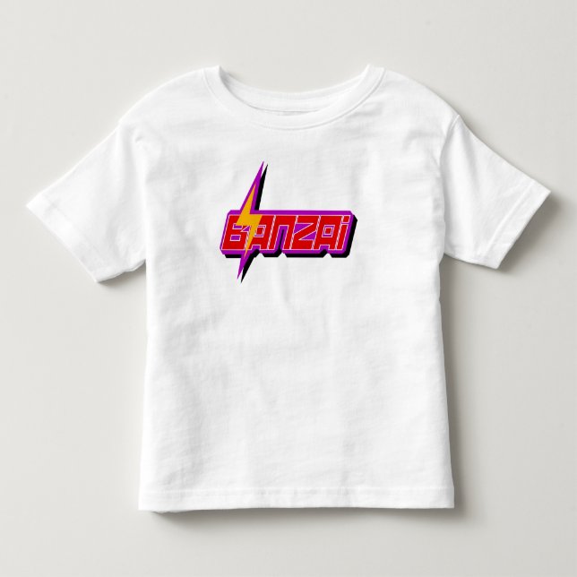 De Bebé Camiseta del logotipo del Banzai (Anverso)