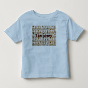 De Bebé Camiseta del Matzo del niño para el Passover, azu
