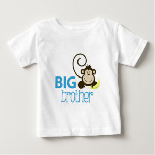 De Bebé Camiseta del niño del mono BIG BROTHER
