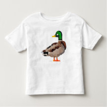 Camiseta del niño del pato del pato silvestre